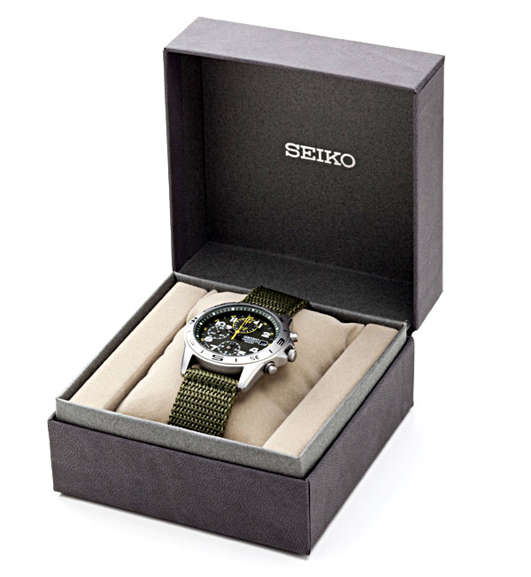 楽天市場】【送料無料】セイコー ミリタリーウォッチ クロノグラフ