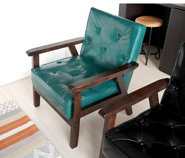 楽天市場】【楽天スーパーSALE特価】1人掛けソファー 1Pソファ 木肘