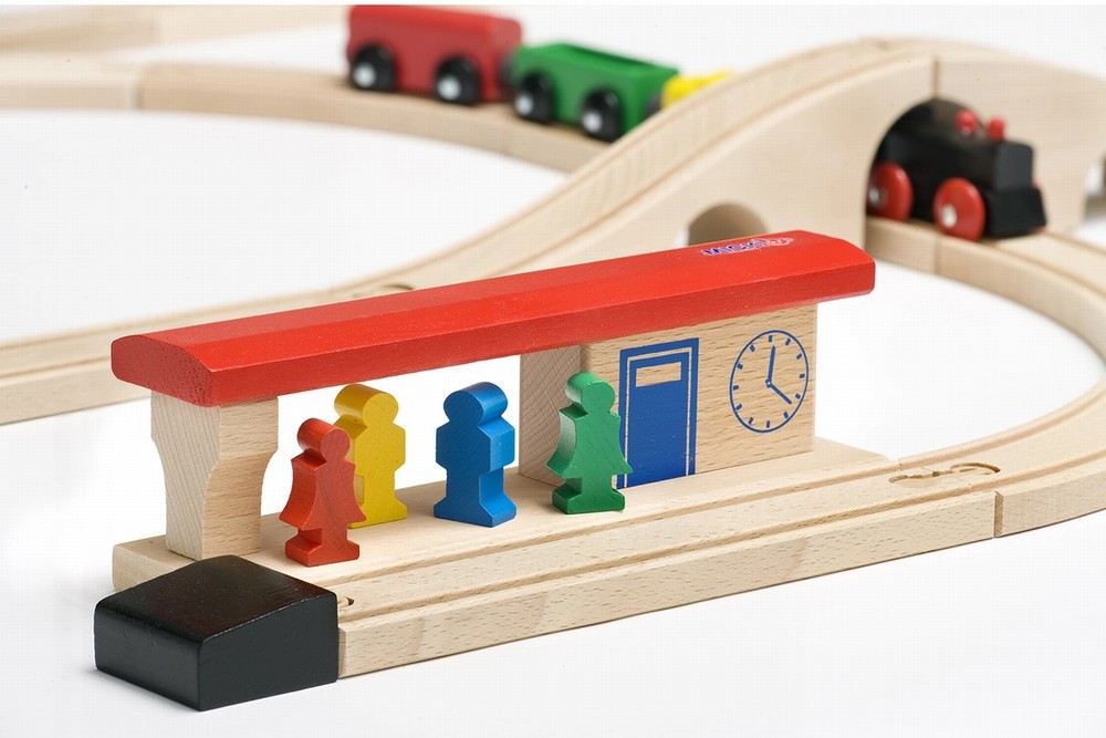 楽天市場】正規輸入品 ミッキィ社 汽車セット スタンダード MICKI 木の