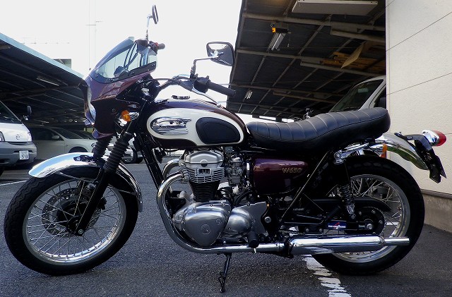 楽天市場】W650 汎用ビキニカウル タイプAEROスクリーン [純正色塗装