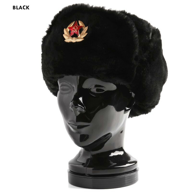 楽天市場】新品 ロシア軍実物製造工場製 兵用防寒帽（ウシャンカ