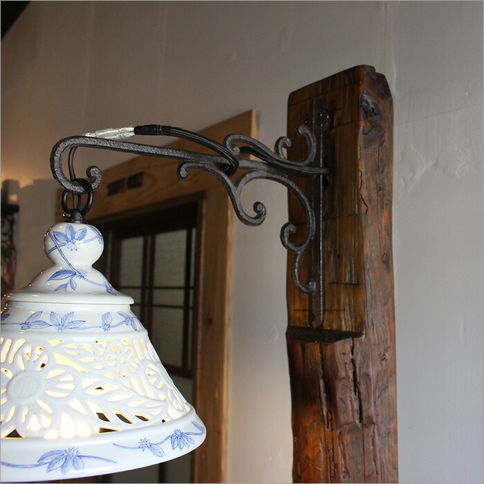 楽天市場】【1点モノ】古材梁 大正ロマン フロアライト アンティーク