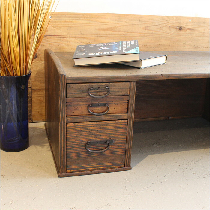 楽天市場】両面から引き出せる 両袖 文机 アンティーク 座机 帳場机 座