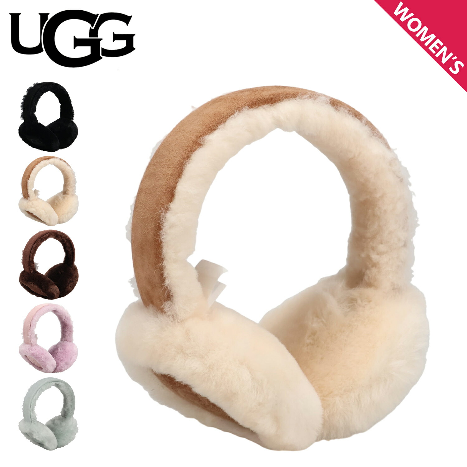 楽天市場】UGG SHEEPSKIN EMBROIDERY EARMUFF アグ イヤーマフ 耳当て