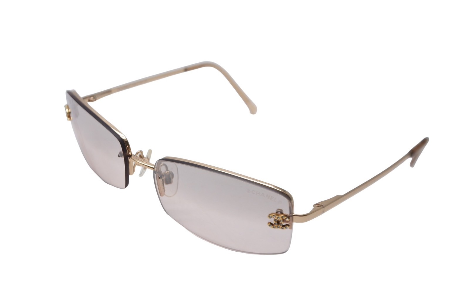 楽天市場】極美品 CHANEL シャネル サングラス ココマーク リムレス 56