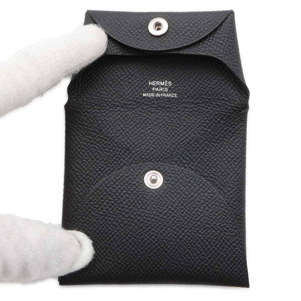 楽天市場】エルメス コインケース バスティア ブラック ヴォーエプソン