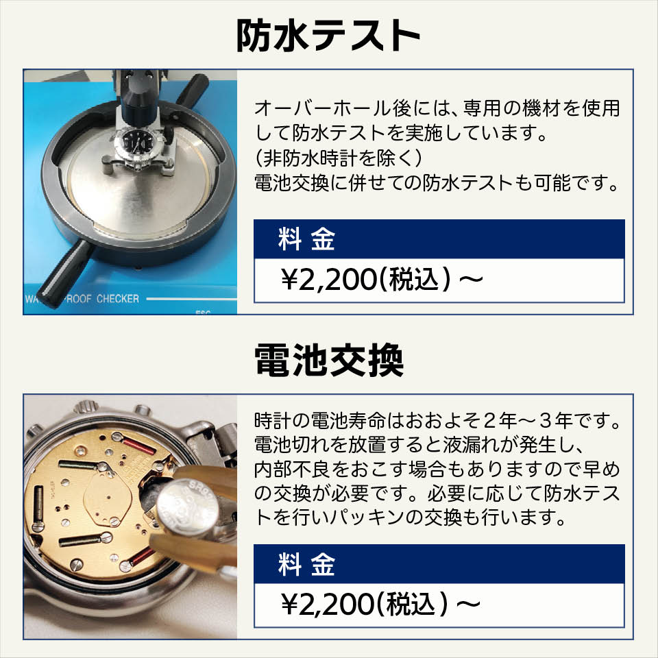 楽天市場】グッチ 見積キット 時計修理 オーバーホール 1年保証 見積