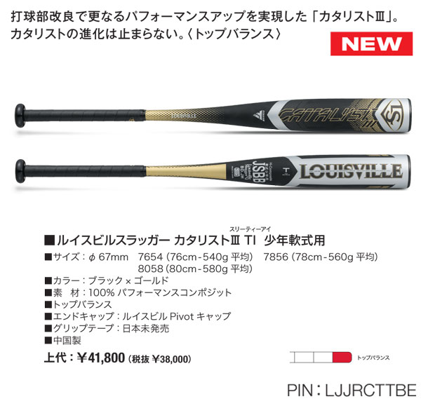 楽天市場】【バットケース同梱版】2025ルイスビルスラッガー 少年軟式
