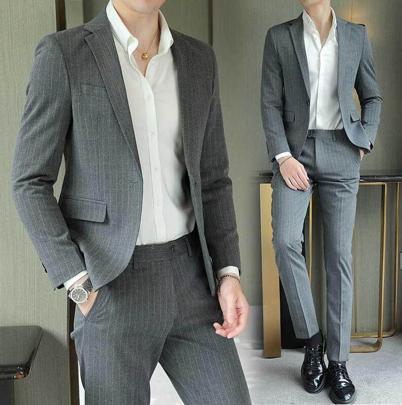 楽天市場】スーツ メンズ 結婚式 スーツセット ビジネススーツ 1つ