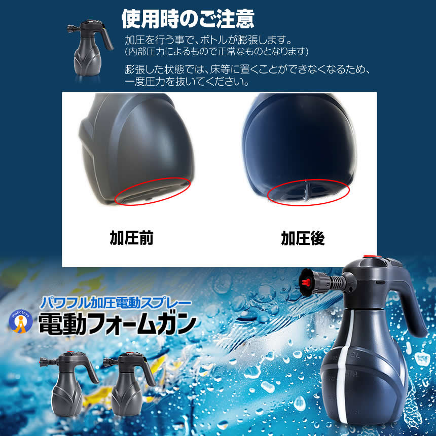 楽天市場】☆10％OFF☆楽天スーパーセール☆ 電動 フォームガン 洗車