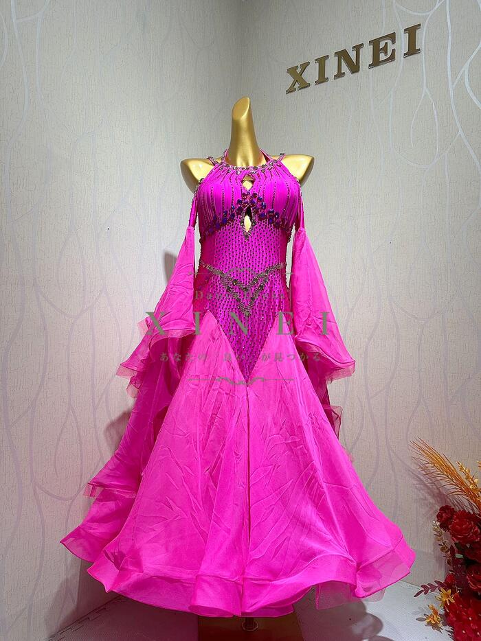 楽天市場】【受注生産・セミオーダー】社交ダンス ドレス ダンスドレス