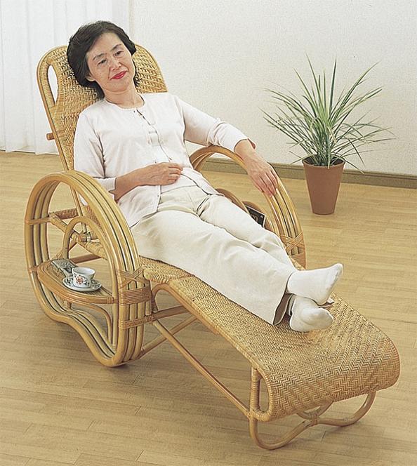 楽天市場】【ランキング1位獲得】籐 三ツ折寝椅子 A200 イス チェア