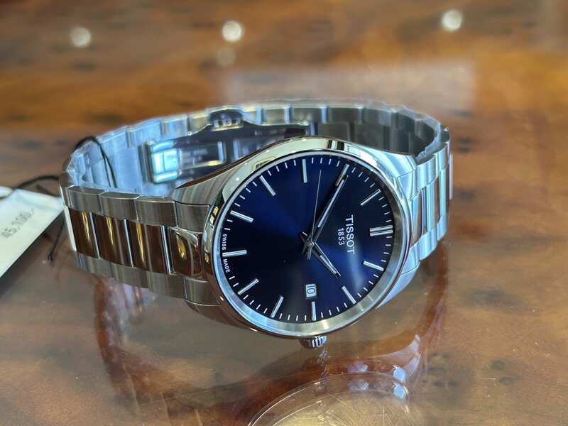 楽天市場】TISSOT ティソ クォーツ 腕時計 PR100 40mm ブルー文字盤