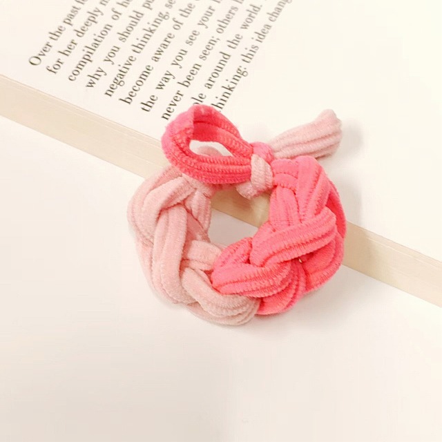 楽天市場】リボン ヘアゴム ワッフルヘアゴム 編み込み ゴム キッズ