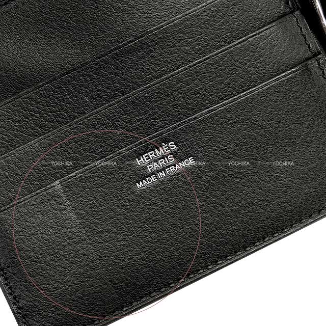 楽天市場】HERMES エルメス マネークリップ付 二つ折札入れ ポーカー