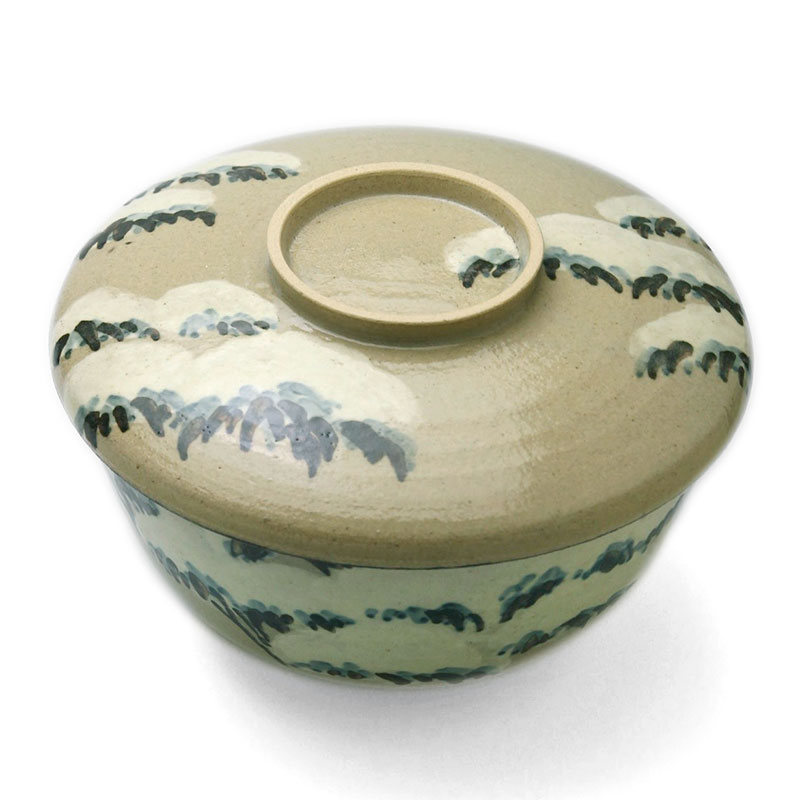楽天市場】京焼：乾山写雪笹文蓋向付・伏原博之《蓋物・12.5cm・200ml