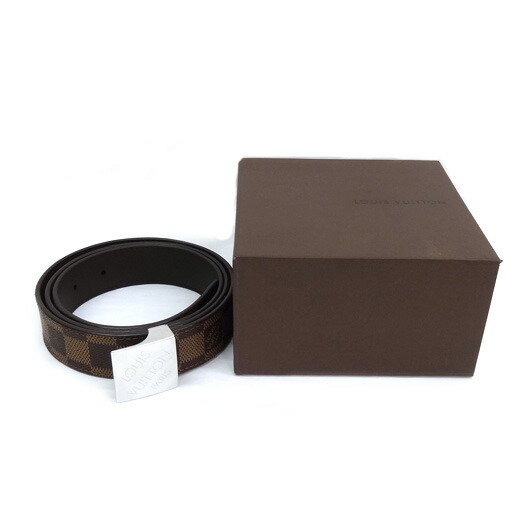 楽天市場】ルイヴィトン ベルト サンチュール キャレ #95 ダミエ