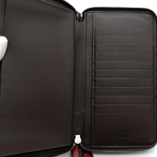 楽天市場】ベルルッティ タリ スクリットレザー ロング ジップ