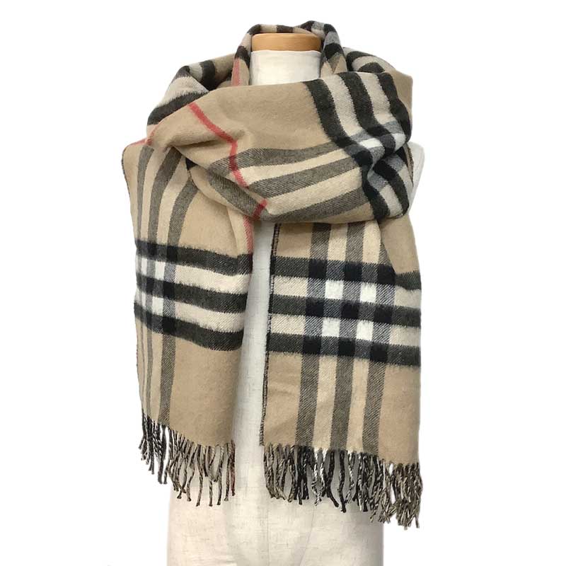 楽天市場】BURBERRY バーバリー リバーシブル チェック マフラー