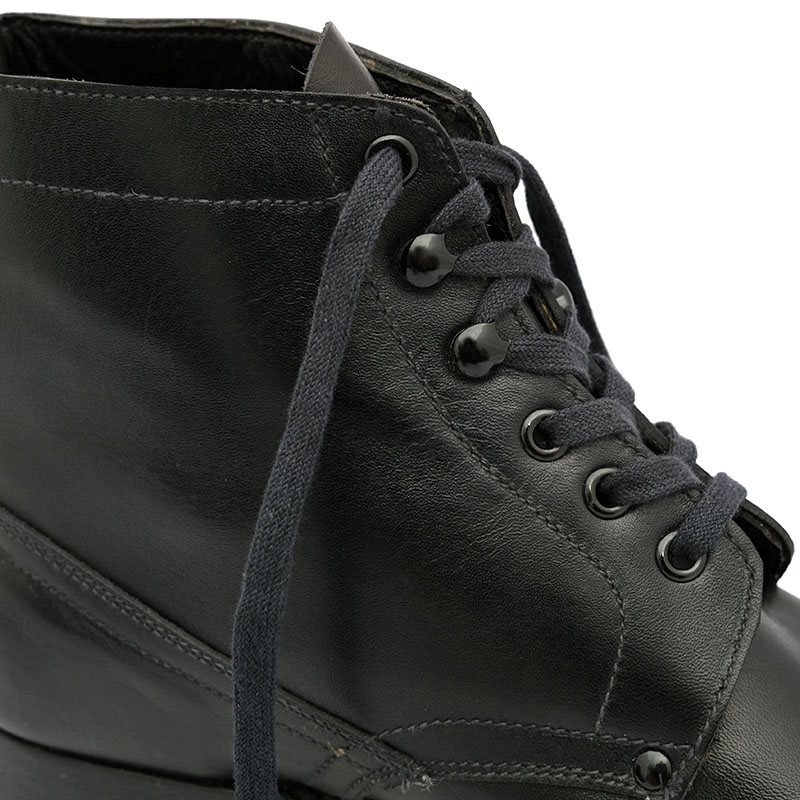 楽天市場】イタリア軍 AMI レザー アンクルブーツ ブラック デッド