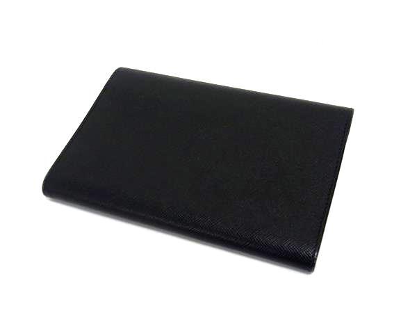 楽天市場】PRADA プラダ 三つ折り 財布 M510A ブラック サフィアーノ