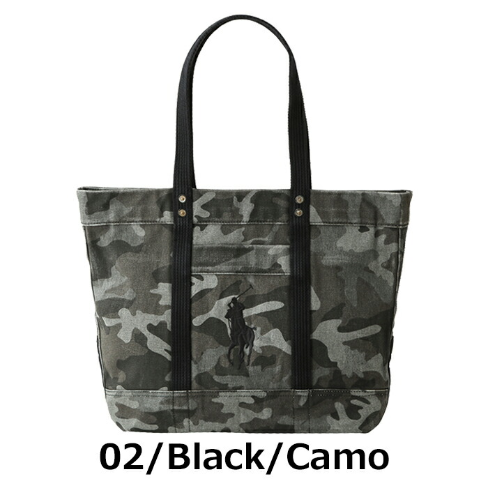 楽天市場】ラルフローレン トートバッグ ビッグポニー ファスナー