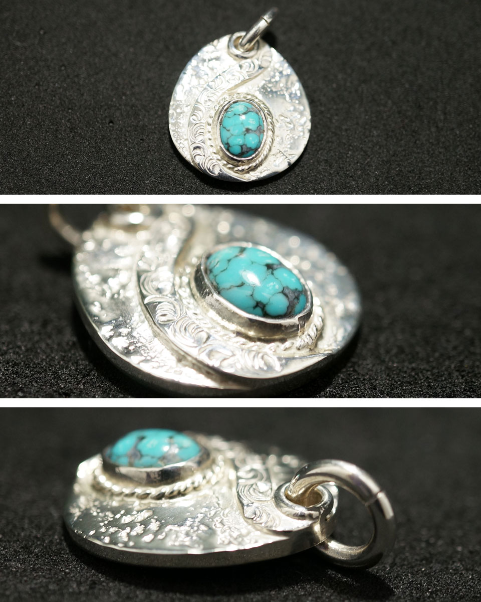 楽天市場】ポイント2倍!!ファーストアローズ ターコイズ付 カラ草彫り