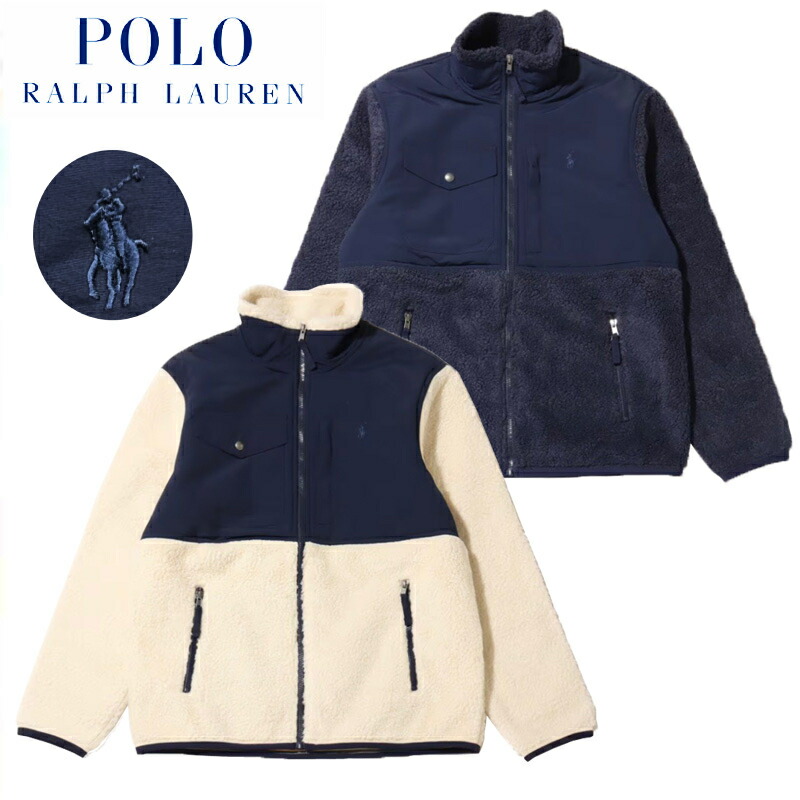 楽天市場】POLO RALPH LAUREN MEN'S BONDED PILE JACKET / ポロ ラルフ