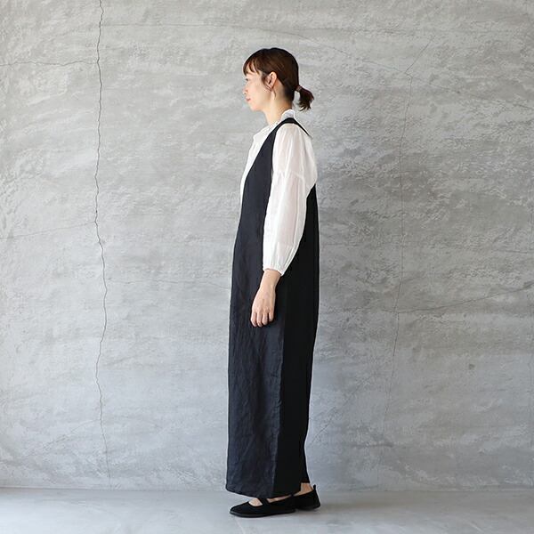 楽天市場】Titkos ティトコシュヨーロッパリネンのサロペットロング L