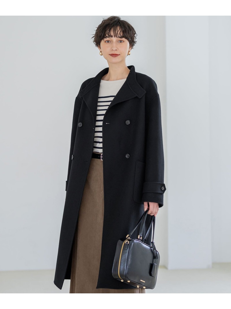 楽天市場】23区 ウールアンゴラビーバー スタンドカラーコートの通販