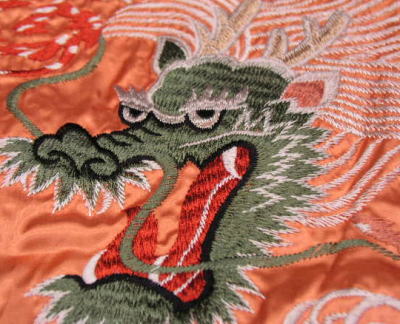 楽天市場】SV-07-オレンジネイビー-サテンスカジャン07-SV07-FLATHEAD