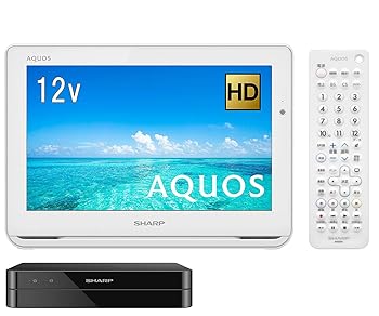 楽天市場】シャープ 12v型 ポータブル液晶テレビ aquos 2t－c12af－wの通販