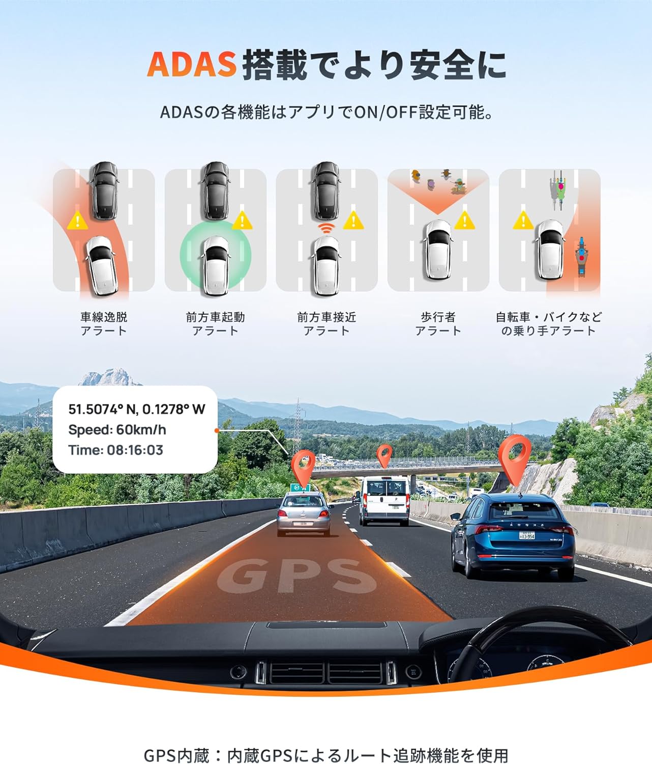 楽天市場】70mai 4kドライブレコーダー A810 64GB/128GB UHD超高精細