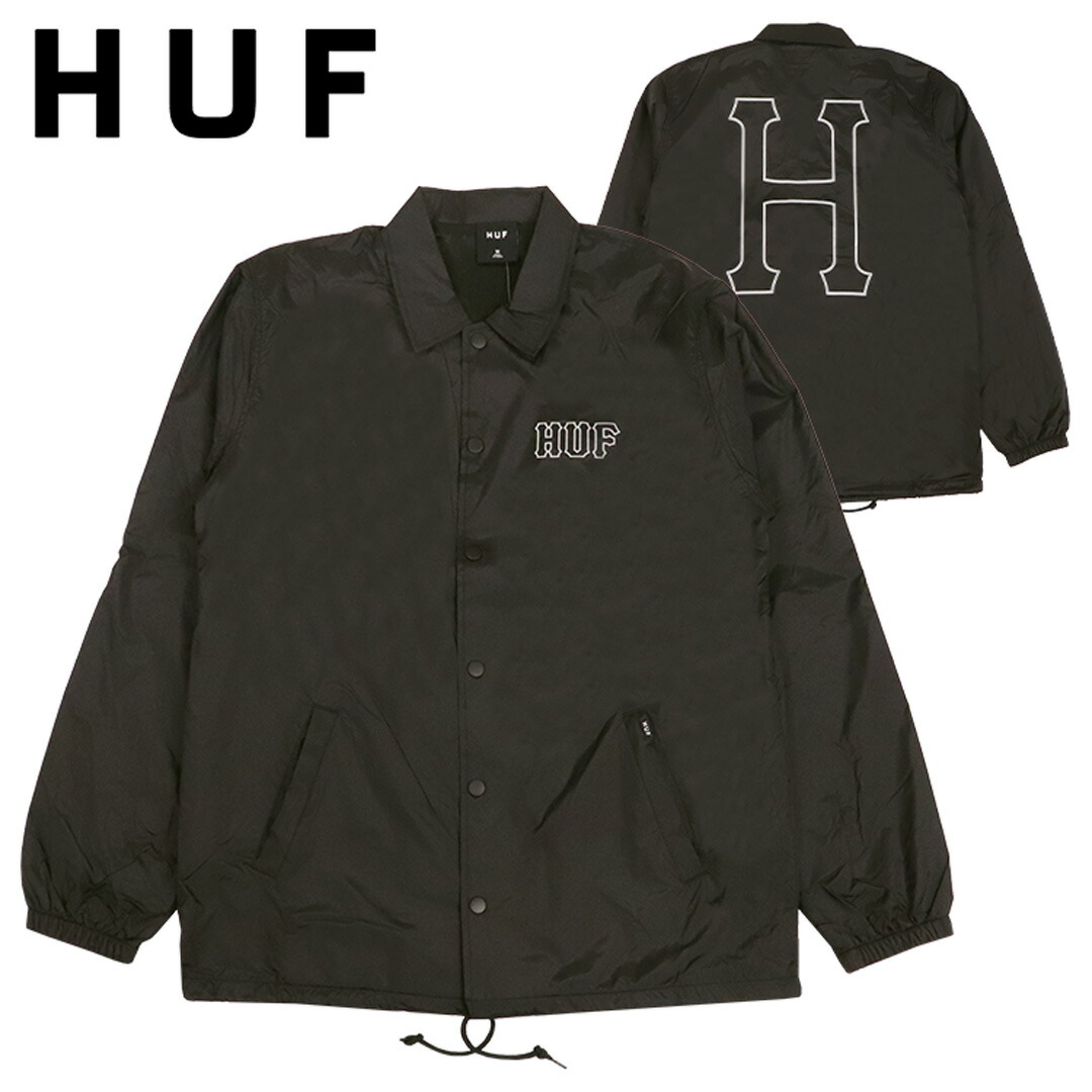 楽天市場】【SALE開催中！】HUF ハフ コーチジャケット アウター