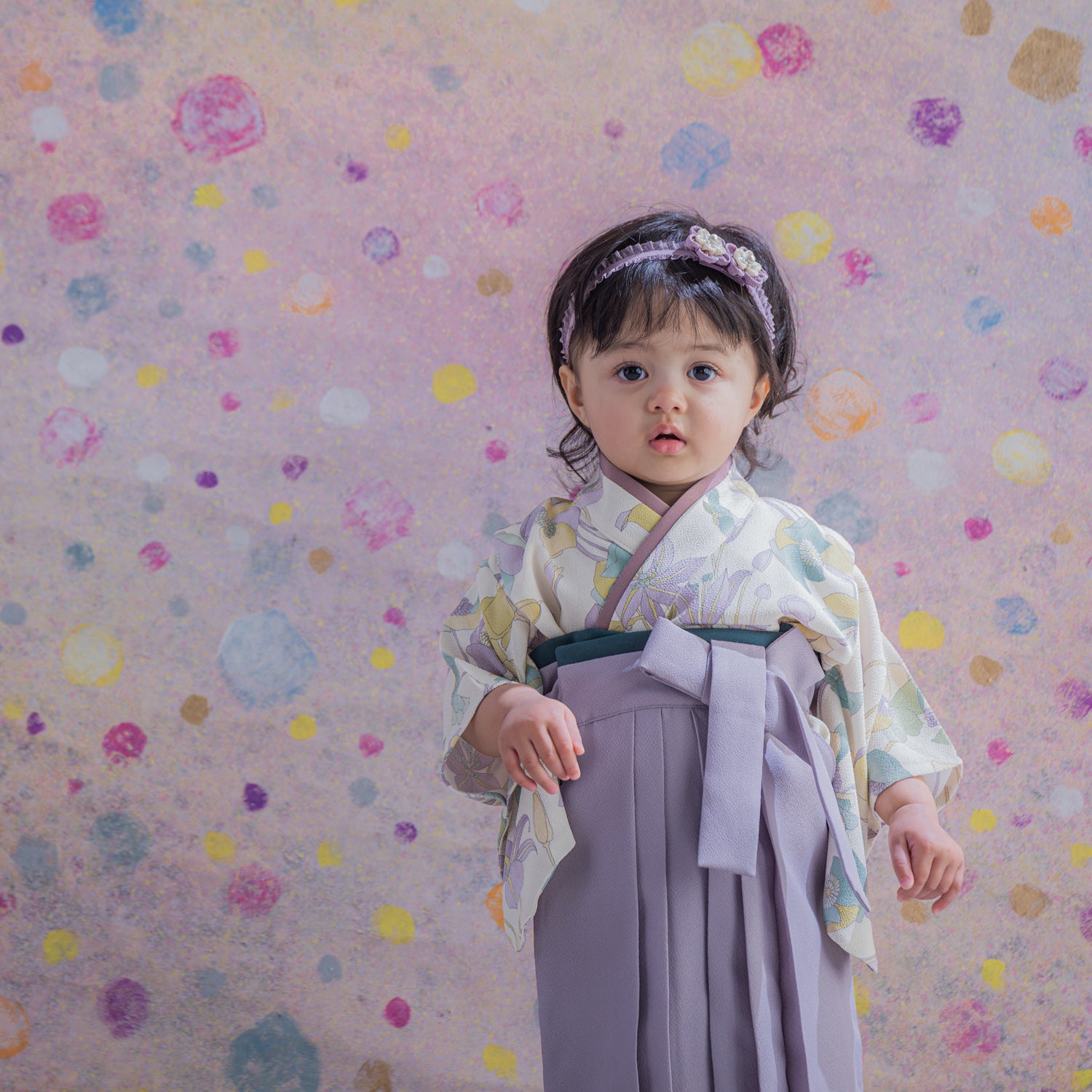 ささゆり袴 女の子 ベビー袴 お食い初めや初節句の衣装に – tsukihana