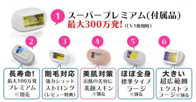 ケノンカートリッジの全6種類を徹底比較！ - 脱毛つるはだ