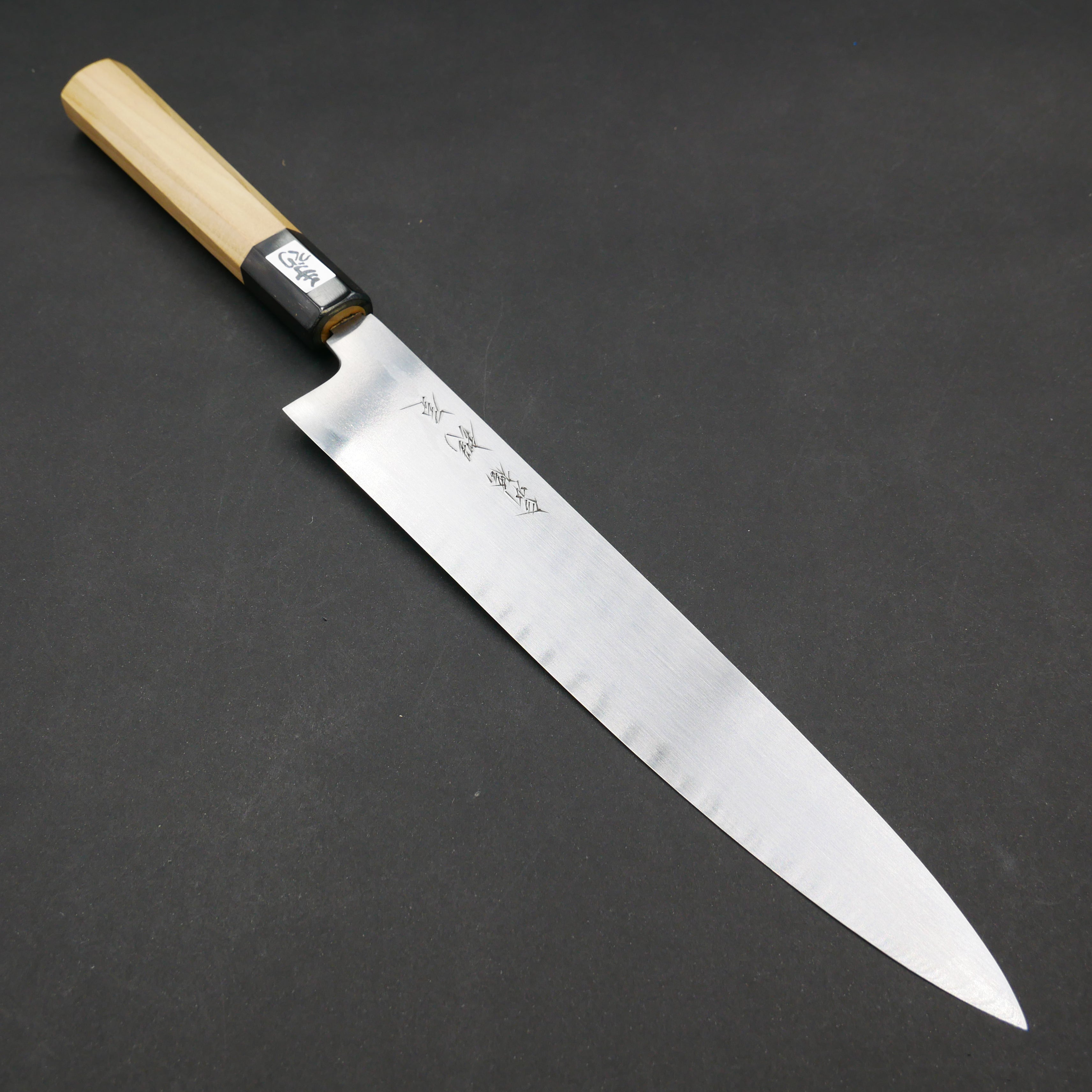 白二鋼 筋引 朴八角柄 – つば屋庖丁店