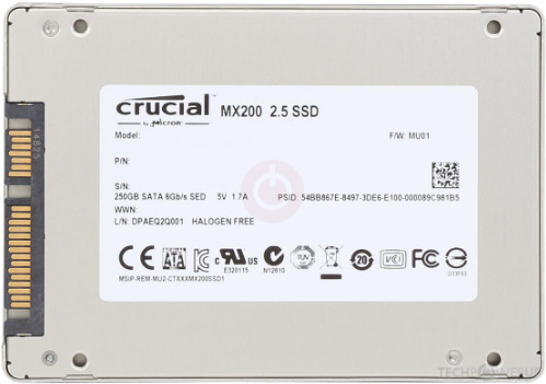 Crucial MX200 250 GB Specs | TechPowerUp SSD Database