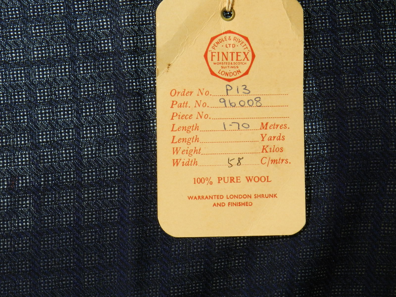 FINTEX of LONDON（フィンテックス・オブ・ロンドン） / SCOTCH FINTEX