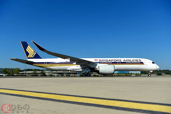 18時間45分飛行 世界最長路線用のA350-900ULR、シンガポール航空に納入
