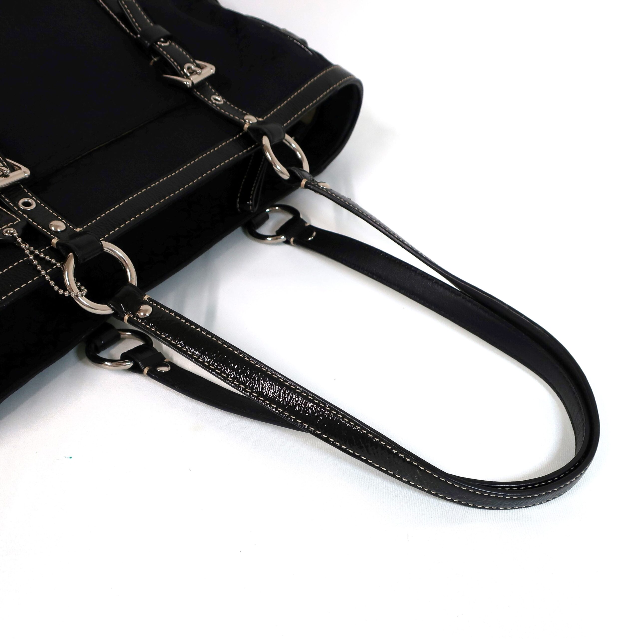 COACH コーチ ミニ シグネチャー キャンバス トートバッグ F12346