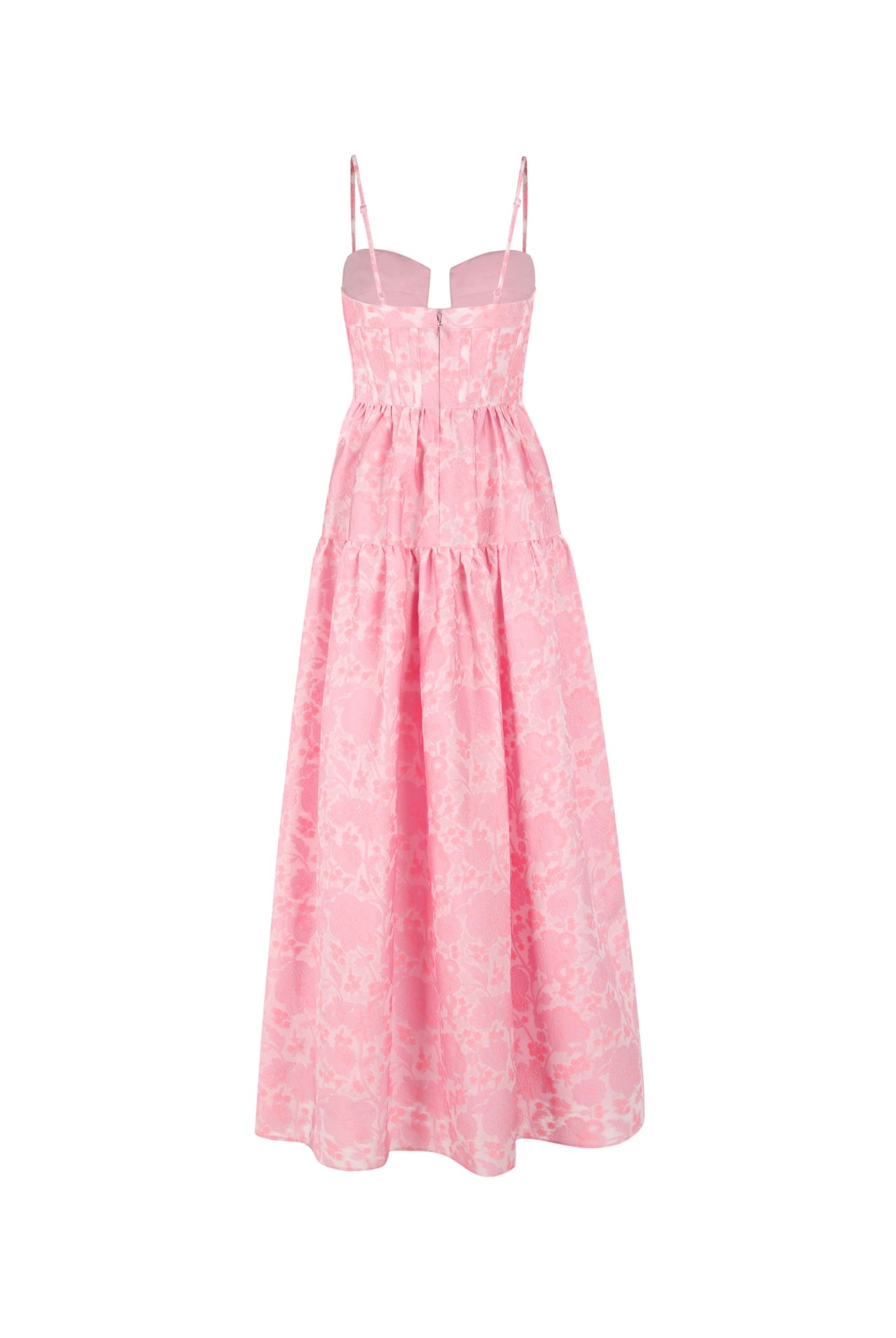 Maison Armory Windsor Maxi in Sugared Pink Jacquard – TrenLend