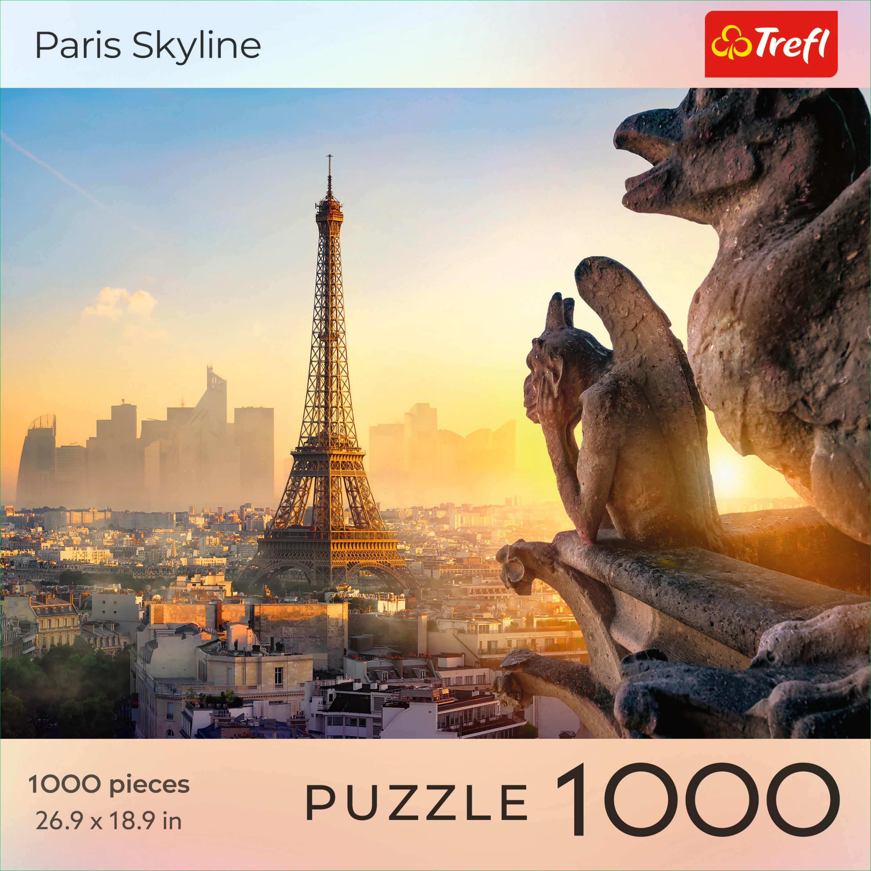 Trefl Red 1000 Piece Puzzle - Sunset Paris Skyline – Trefl USA
