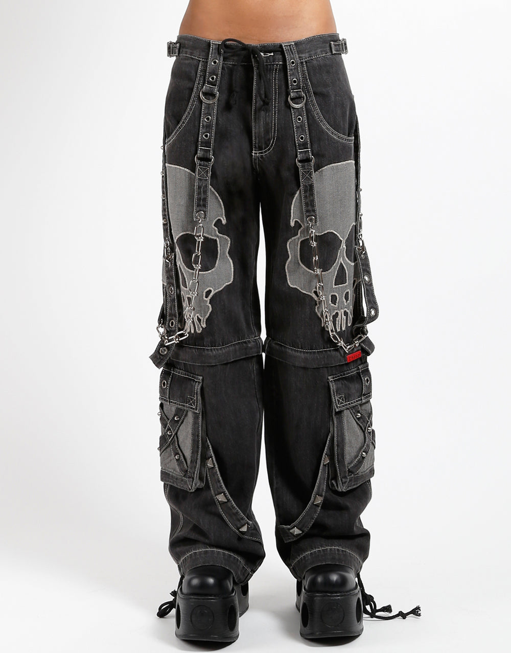 TRIPP NYC - SCARE DARK STREET PANT BLACK DENIM