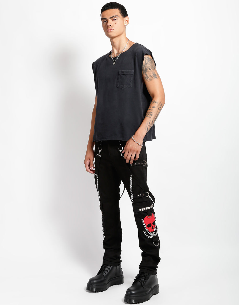 TRIPP NYC - SKULL BONDAGE PANT