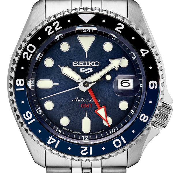 Seiko 5 Sports SKX Series Sports Style GMT Blue – Trifecta