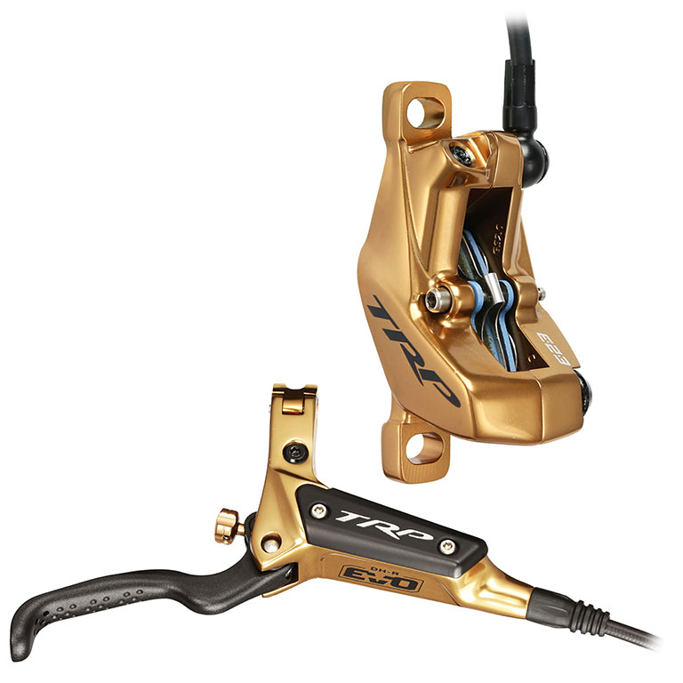 DHR EVO HD-M846 / 鍛造CNC切削ポリッシュドブレーキレバーボディ＆4