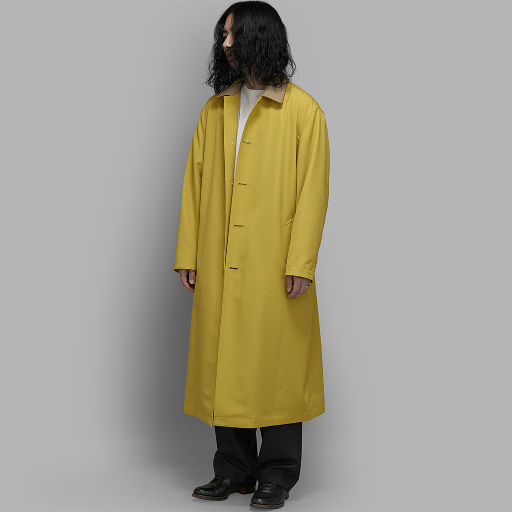 AURALEE / Wool Max Canvas Coat (Mustard Yellow) | twelve
