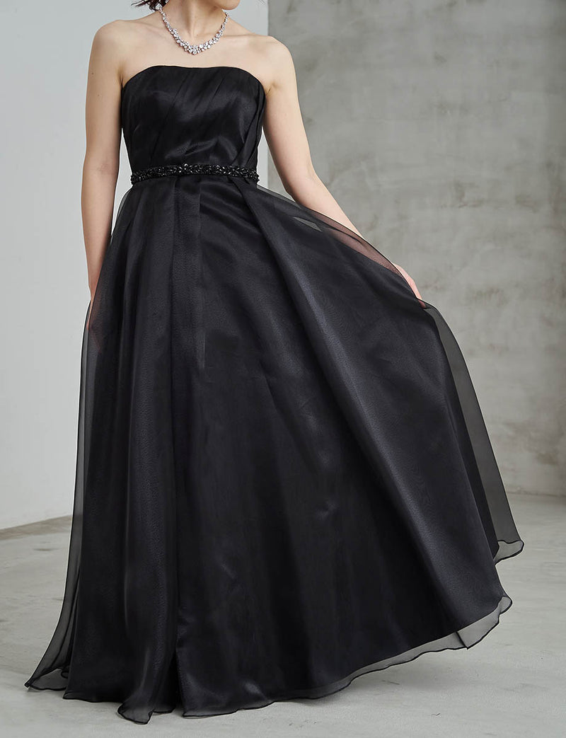 演奏会ドレス・ステージドレスにお薦め黒ロングドレス｜Fine Feathers