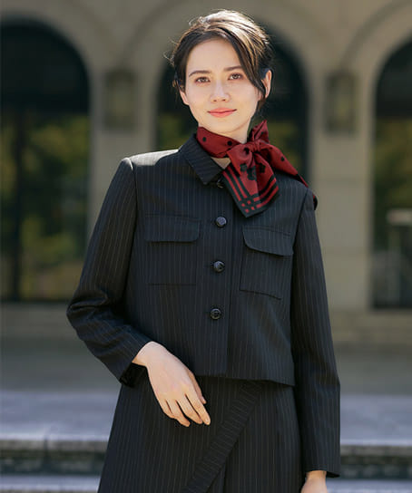 MARY QUANT】全1色・ジャケット（グリーン購入法・ストレッチ） M43261